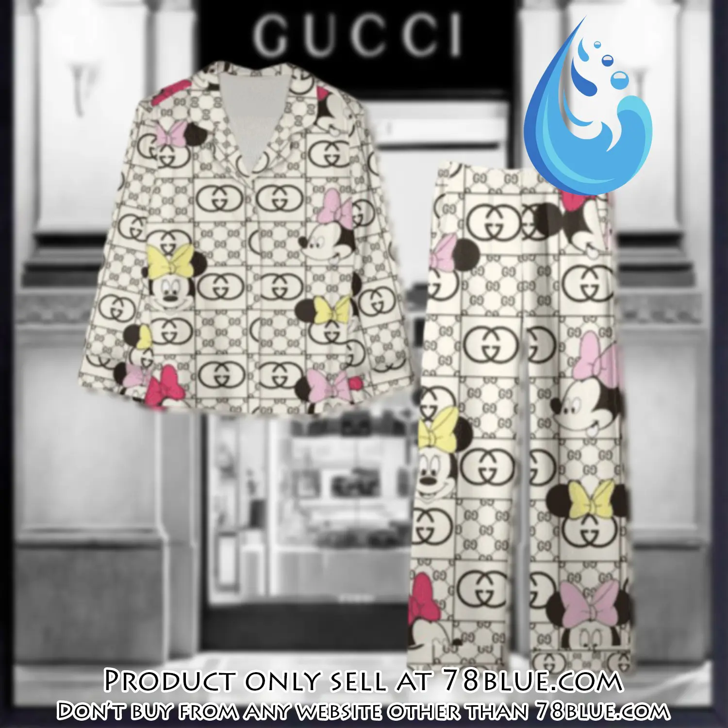 Trending luxury gc satin pajama set pjs1054 78b2032083